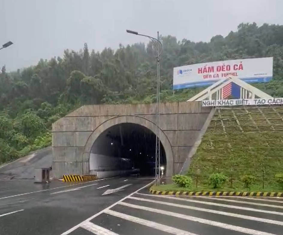 Hầm đèo Cả đã không còn bị ngập nước - Ảnh: Cục đường bộ