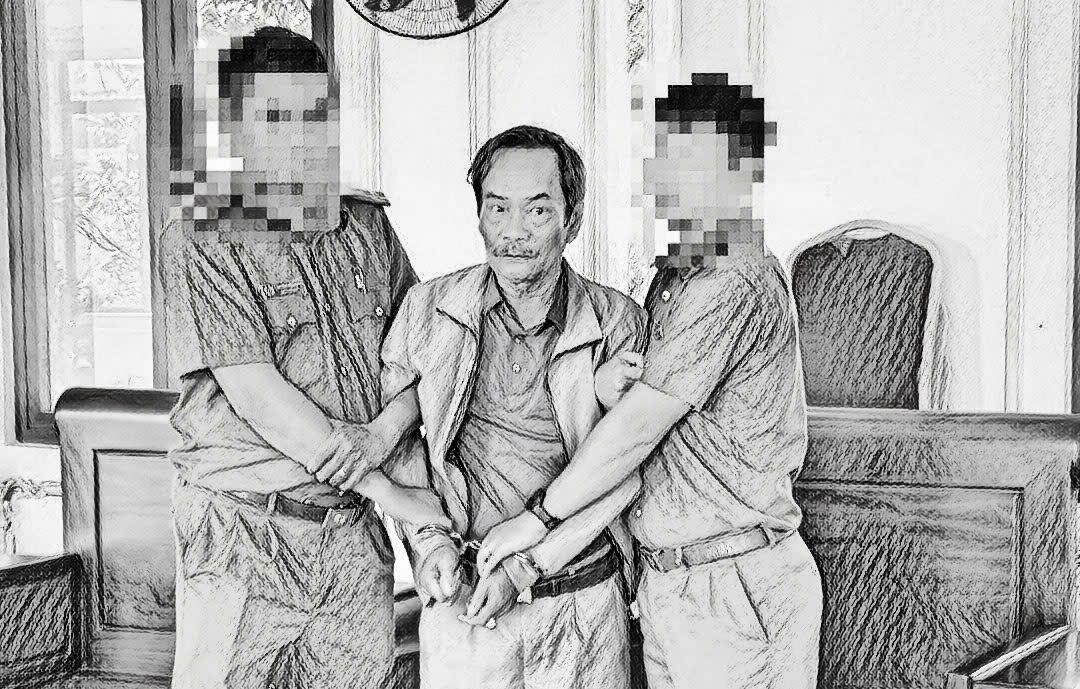 Công an bắt tạm giam 4 tháng Đinh Văn Hùng_Ảnh: Công an Đà Nẵng.