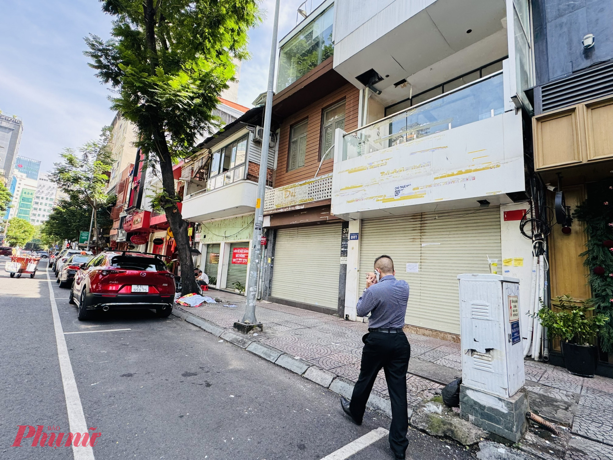 Trái ngược với tuyến đường CMT8, giá thuê tại tuyến đường Đông Du này đã giảm so với cùng kỳ năm trước