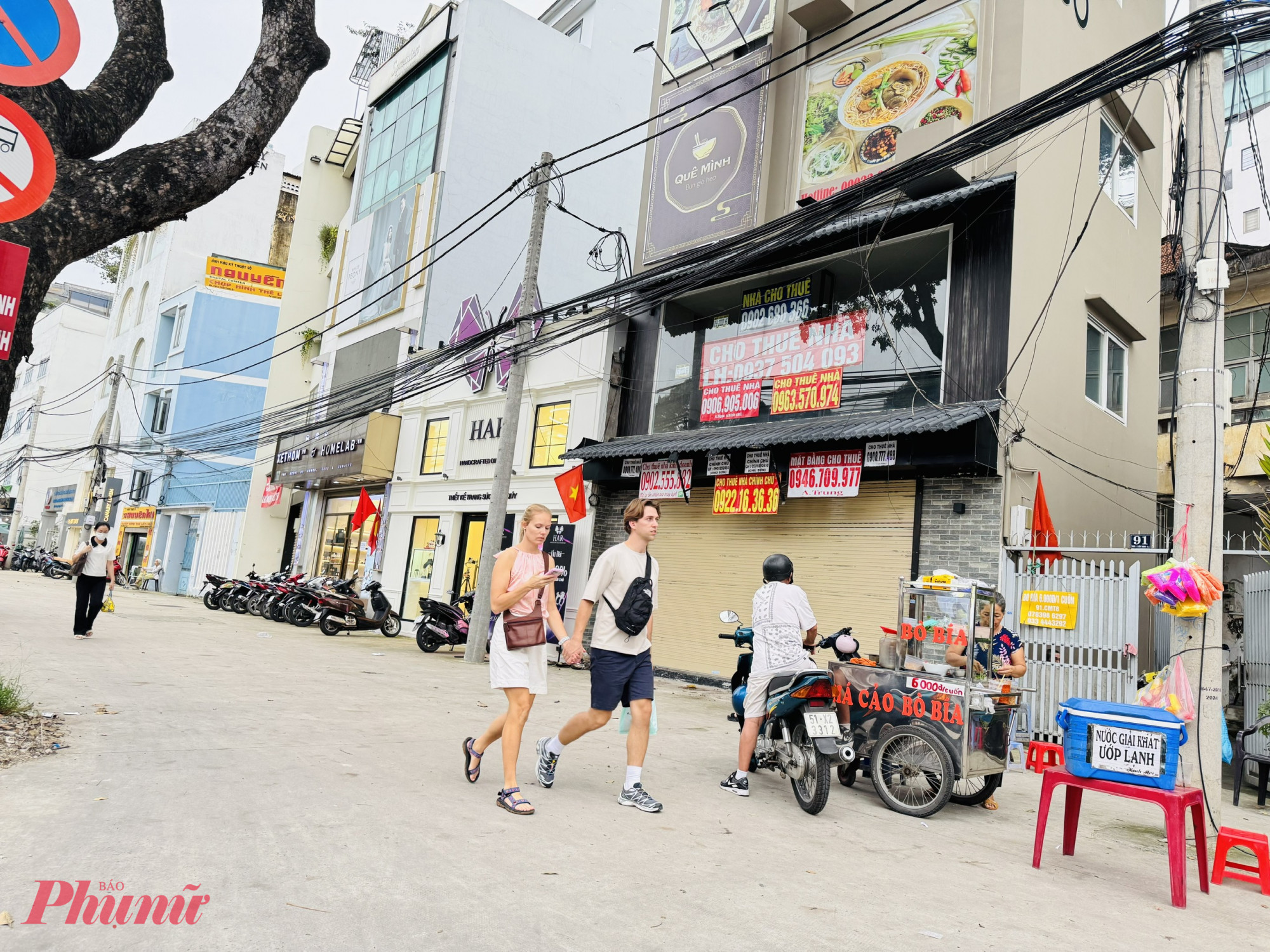 So với năm 2024, giá mặt bằng tại đường CMT8 đã tăng 50-70% nhưng sau khi tăng lên thì cả năm 2025 đều đóng băng không tăng nữa