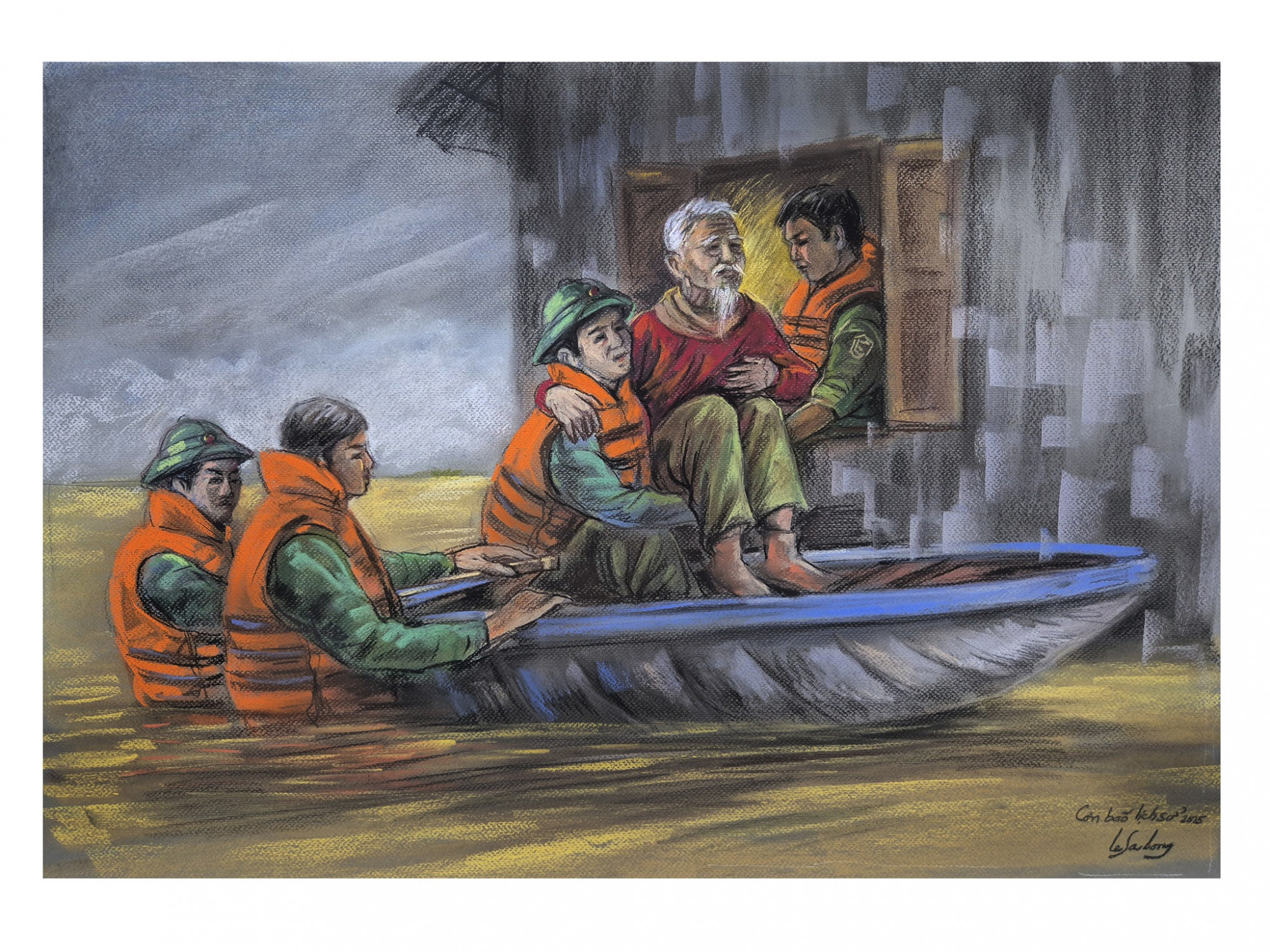 Tác phẩm chủ đề Nội để tụi con đưa đến nơi an toàn