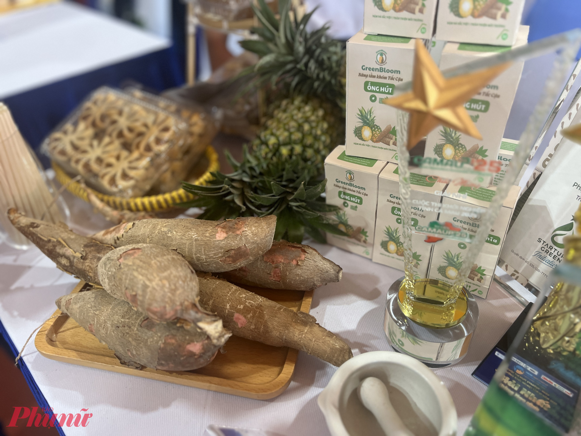 1.Dự án Kết hợp tinh bột khoai mì và phụ phẩm khóm tắc cậu thành sản phẩm có chỉ dẫn địa lý, thay thế hiệu quả cho các sản phẩm làm bằng nhựa truyền thống.. đạt giải Nhì bảng sinh viên.