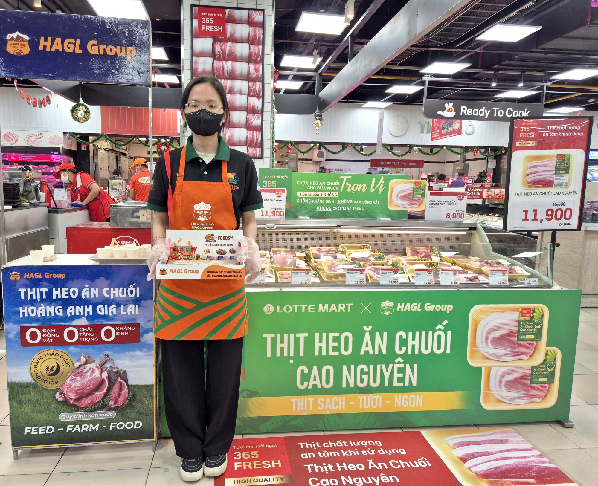 Từ ngày 21/11, các sản phẩm của HAGL được bán tại 4 siêu thị LOTTE MART đầu tiên tại TPHCM - LOTTE MART