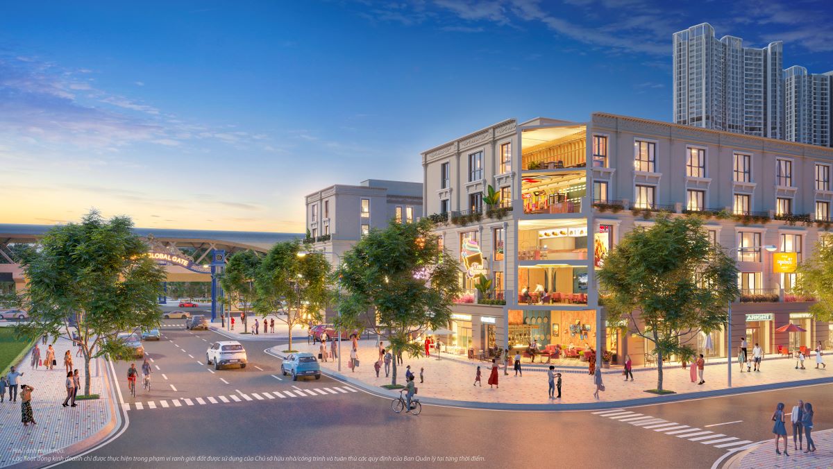 Boutique Gate, nằm tại vị trí cửa ngõ của siêu đô thị Expo và TOD, sẽ trở thành điểm dừng chân tự nhiên của các dòng khách, dự kiến lên tới 60 triệu người/năm