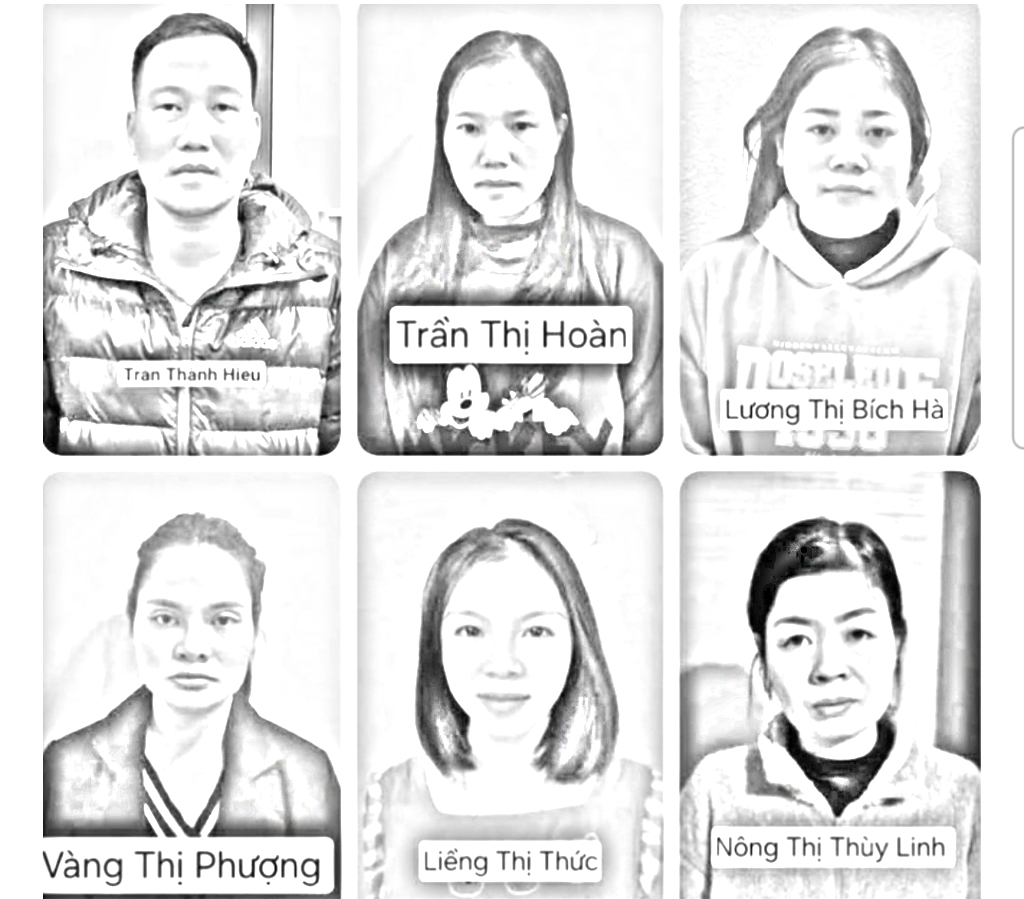 Các bị can trong vụ án - Ảnh: BCA