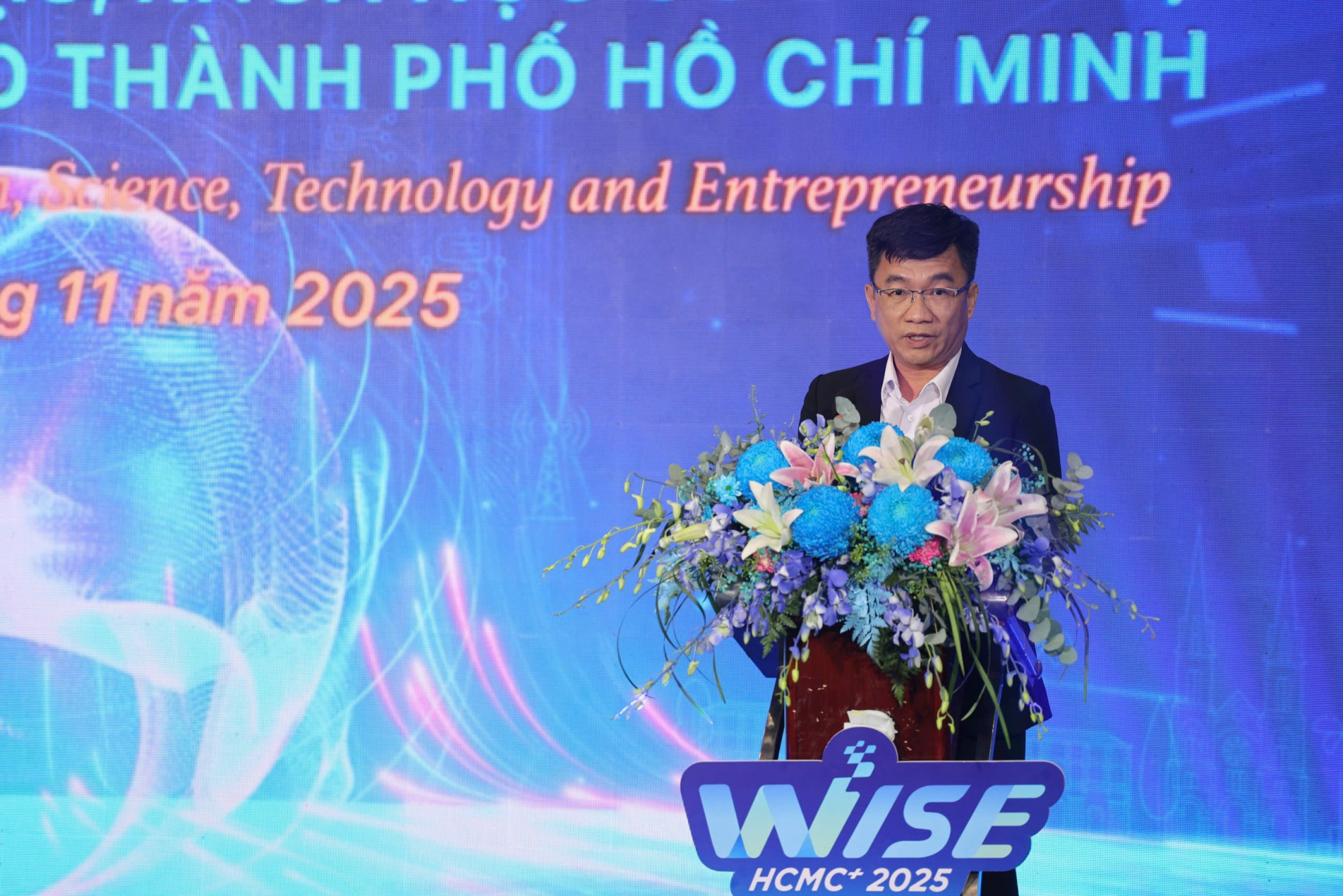 Ông Trần Trọng Tuyên, Phó Giám đốc Sở Khoa học và Công nghệ TPHCM mong rằng sự kiện này sẽ trở thành điểm hẹn thường niên để giao những hạt giống tương lai