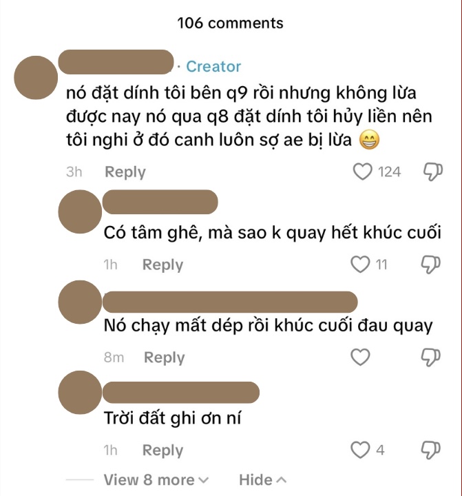 Chia sẻ của tài xế - người đã quay clip vụ việc. Được biết anh đã theo dõi cô gái này để cảnh báo cho các tài xế khác - Ảnh: Chụp màn hình