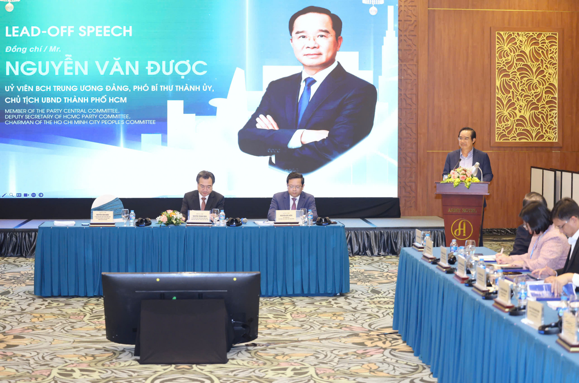 Chủ tịch UBND TPHCM Nguyễn Văn Được - ảnh: Q.Phúc