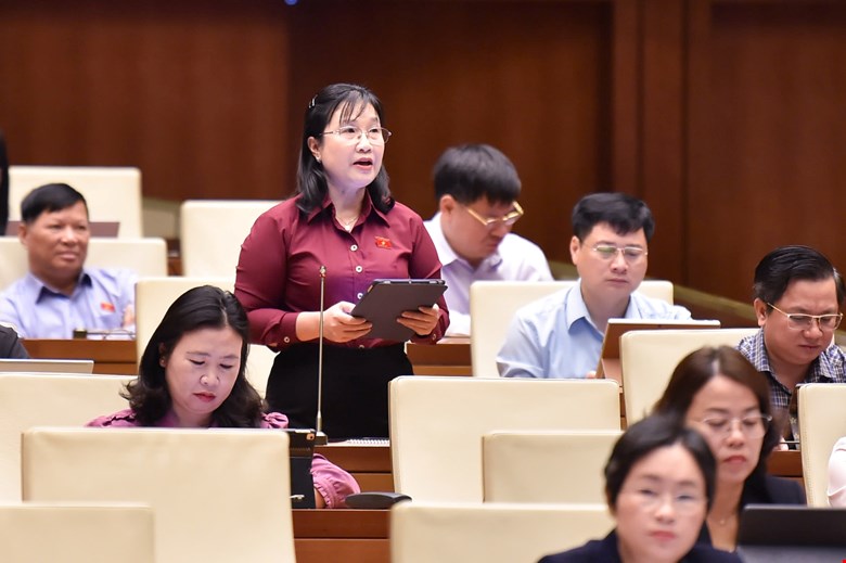 Đại biểu Nguyễn Hoàng Uyên - ảnh: QH