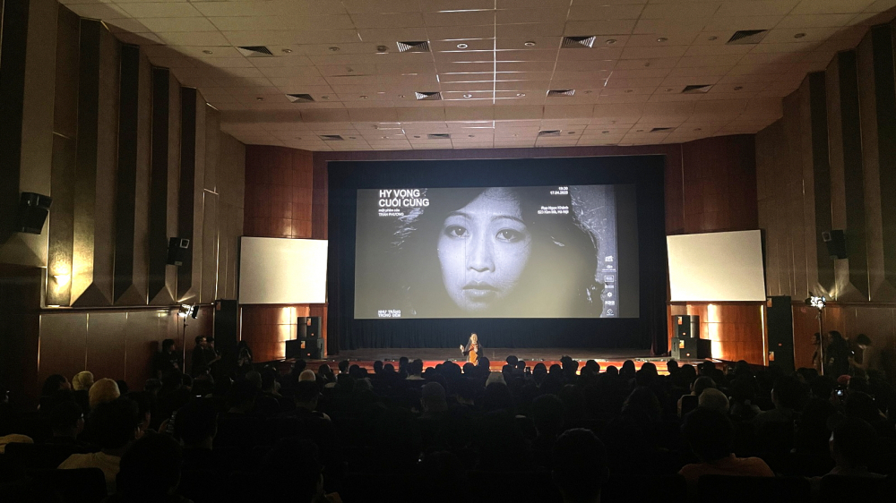 Buổi chiếu phim trong chương trình Như trăng trong đêm - chuỗi sự kiện thường niên xoay quanh điện ảnh Việt Nam liên thời kỳ do Viện Phim Việt Nam phối hợp tổ chức - Nguồn ảnh: Viện Phim Việt Nam