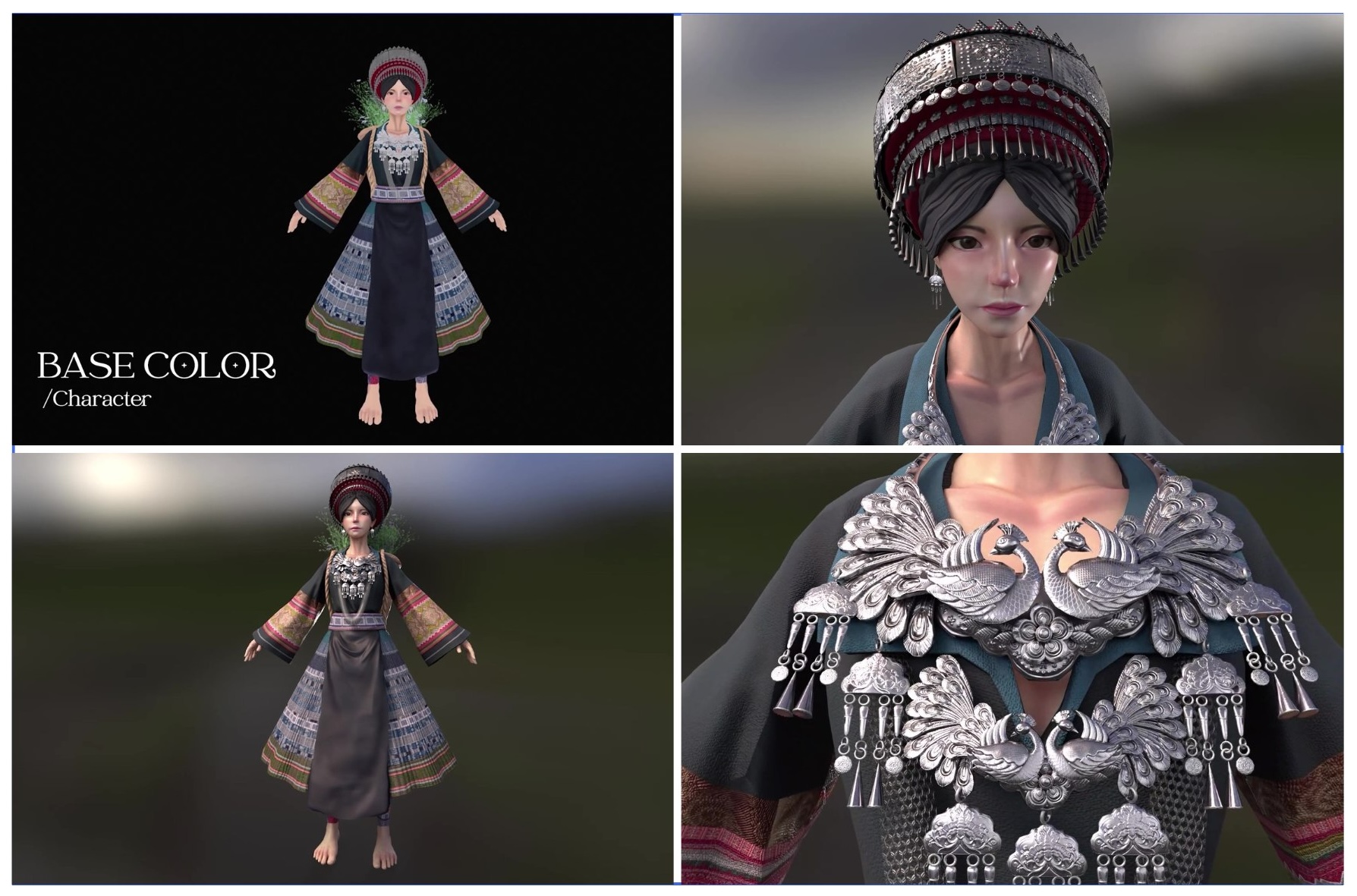 Hnub (trong tiếng H’Mông nghĩa là “mặt trời”) là nhân vật 3D được Hoàng Minh Ngọc tạo nên, lấy cảm hứng từ bộ trang phục dân tộc H’Mông Leeg ở Yên Bái