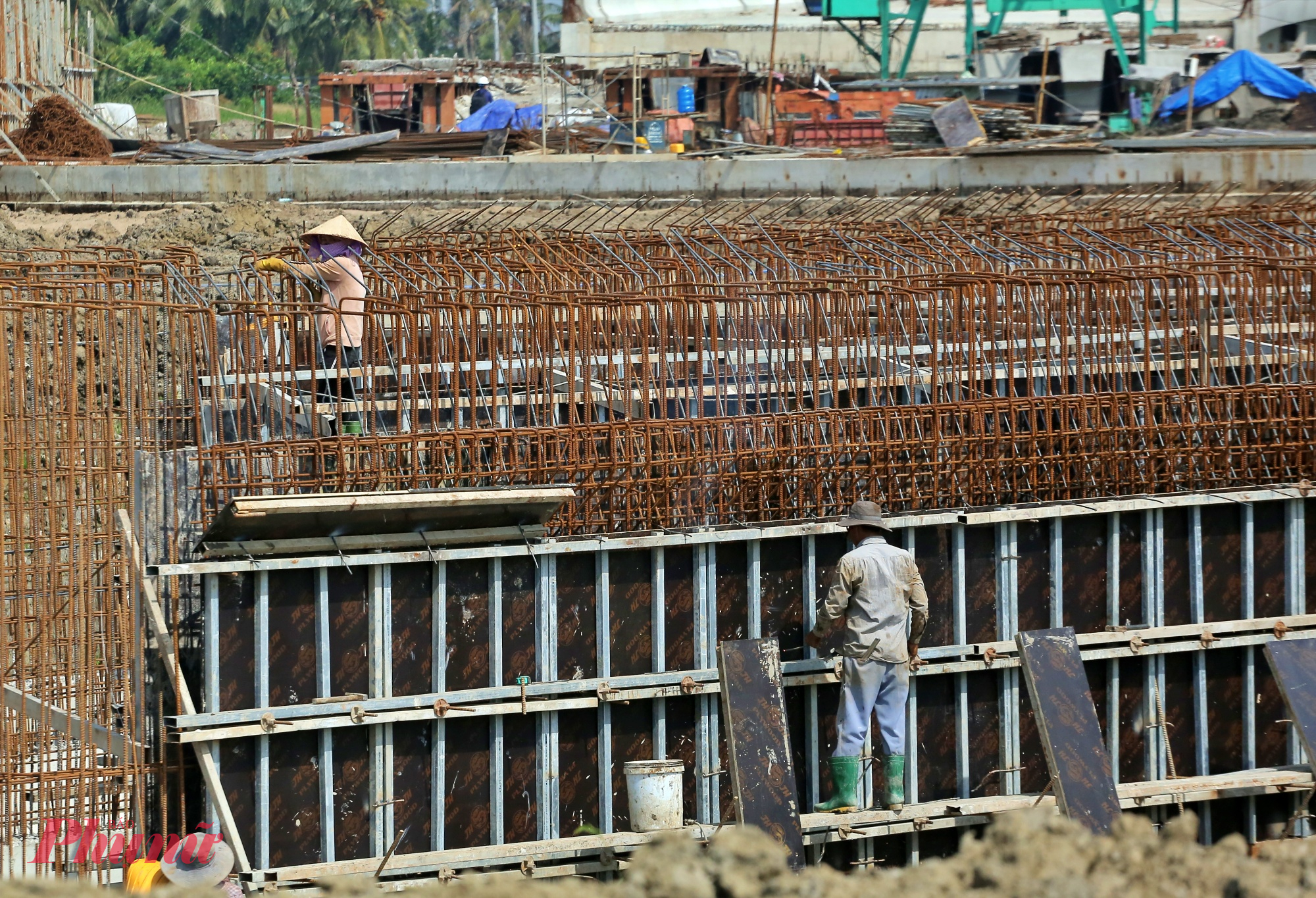 Hệ thống thoát nước cũng đang được tăng tốc thi công.