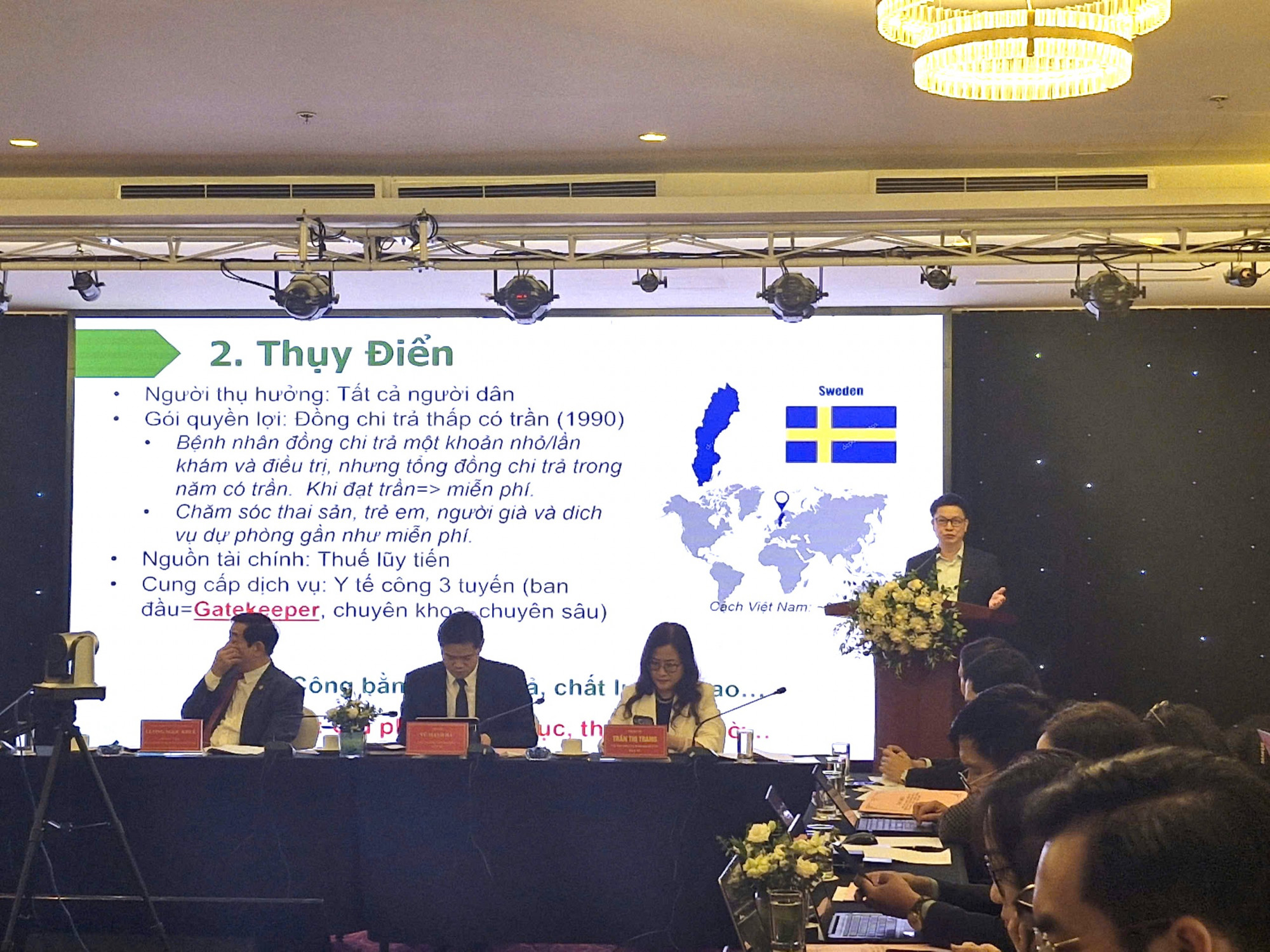 Bộ Y tế tổ chức hội thảo xin ý kiến về định hướng xây dựng đề án từng bước thực hiện chính sách miễn viện phí - ảnh: H.Anh