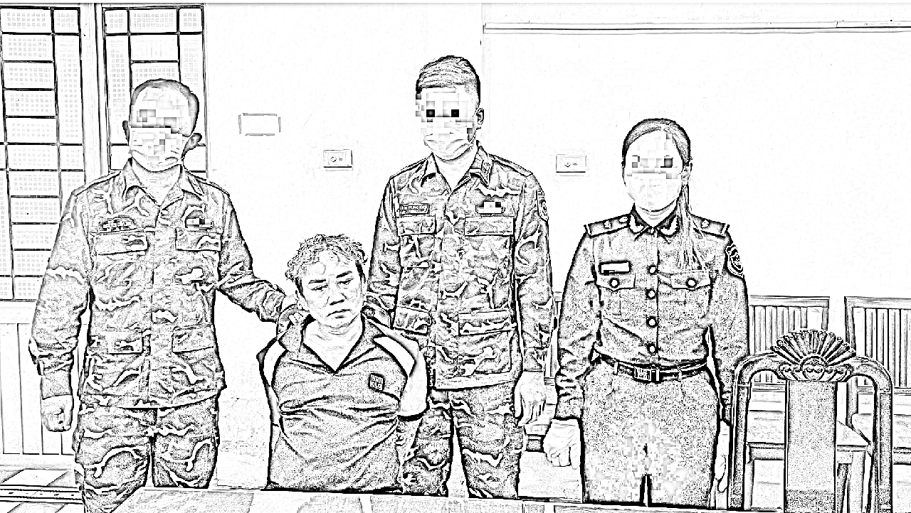 Anh trai lái ô tô tông em gái ở Tây Ninh và cảnh báo về ứng xử trong gia đình Nghi phạm bị bắt tại Đồn biên phòng Cửa khẩu Mỹ Quý Tây - Ảnh: BĐBP