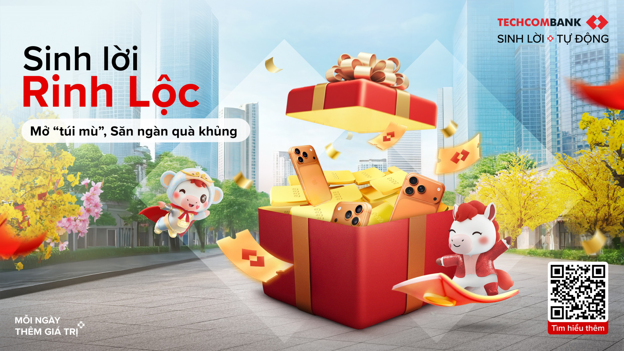 Techcombank chính thức triển khai chương trình “Sinh Lời Rinh Lộc”