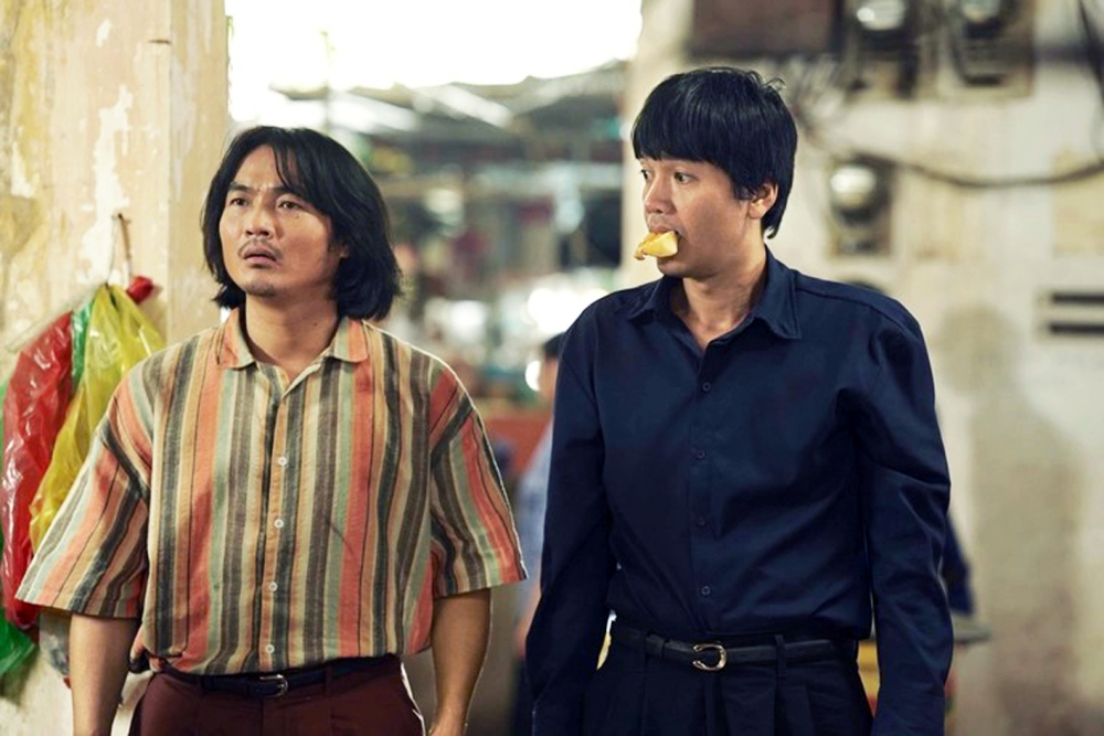 Trầm Minh Hoàng (trái) và Quang Tuấn trong Truy tìm long diên hương - Ảnh do nhân vật cung cấp