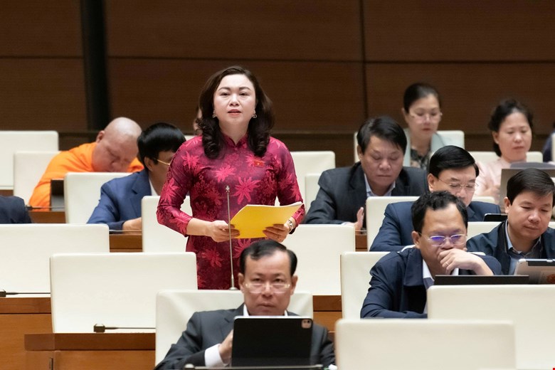 Đại biểu Đặng Bích Ngọc (tỉnh Phú Thọ) - ảnh: QH