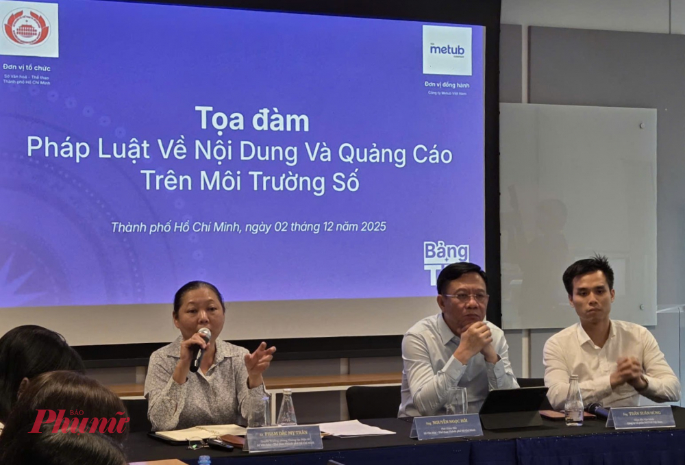 bà Phạm Đắc Mỵ Trân - quyền Trưởng Phòng Thông tin điện tử