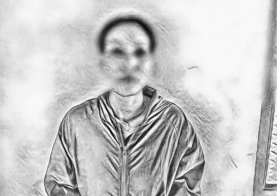 Bà V.B.N. làm việc tại cơ quan công an - Ảnh: CACC