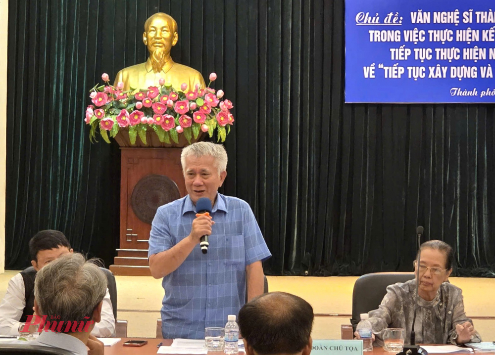 Ông Lê Nguyên Hiều phát biểu - Ảnh: Ngọc Tuyết