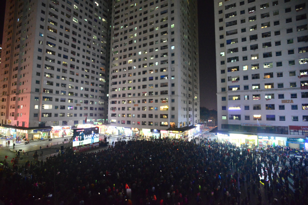 Cụm chung cư HH Linh Đàm có mật độ dân số đông nhất Hà Nội (Ảnh: Bảo Khang)