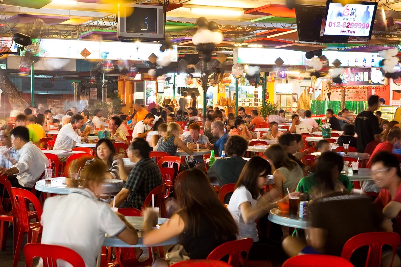 Thiên đường ẩm thực Red Garden, George Town, Malaysia