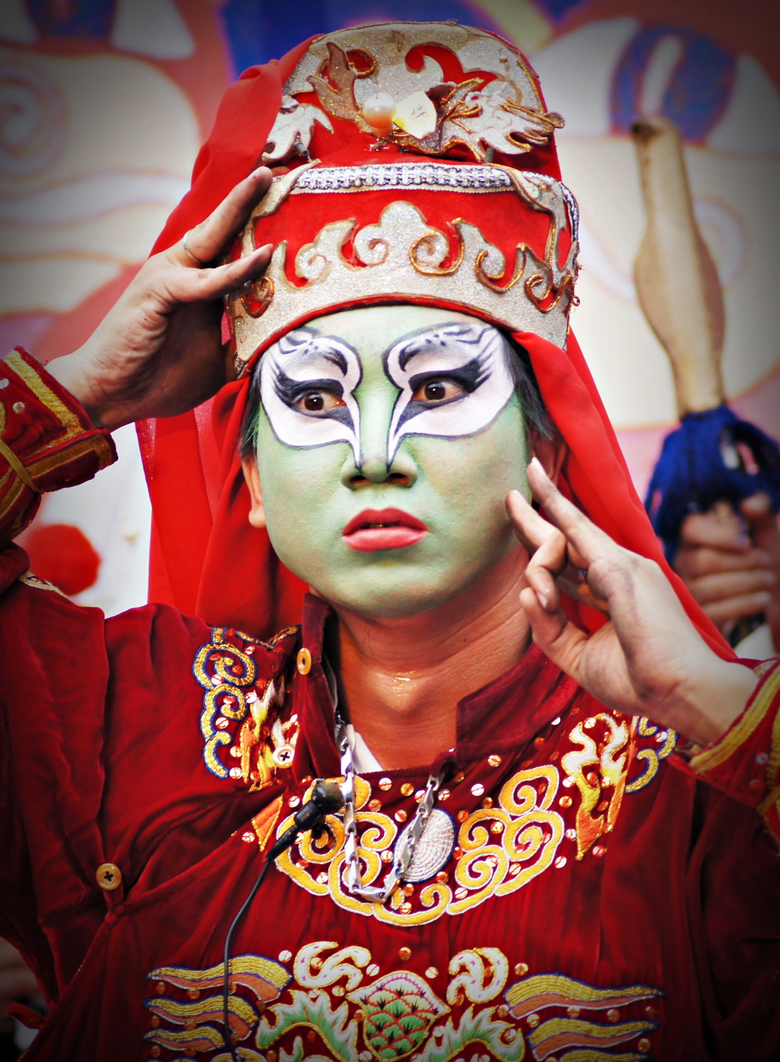 Nghệ sĩ hát bội Bảo Châu trong vai Khương Linh Tá - vai diễn nổi bật của anh nhiều năm qua - ẢNH: NGÂN ANH