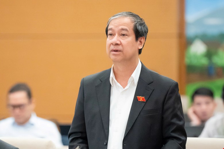 Bộ trưởng Bộ GD-ĐT Nguyễn Kim Sơn - ảnh: Qh