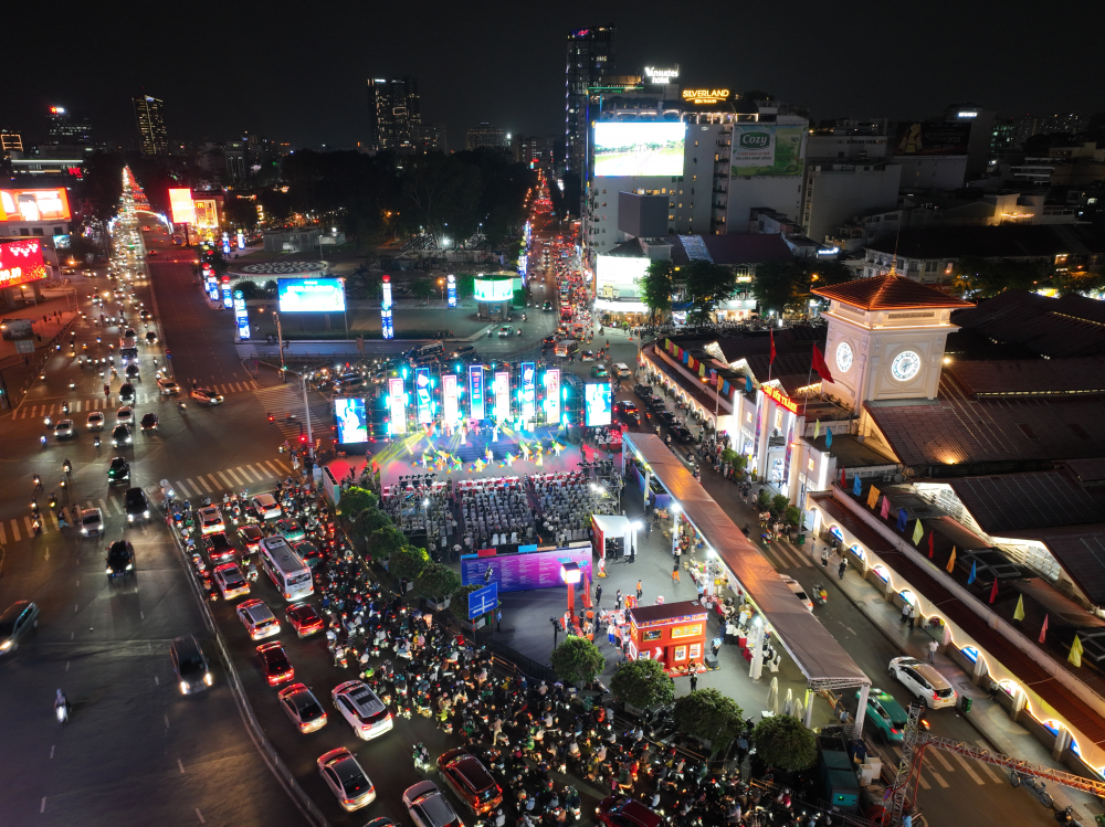 Toàn cảnh Lễ kích hoạt Tuần lễ Du lịch TPHCM lần thứ 5 - năm 2025. Ảnh: Sở Du lịch