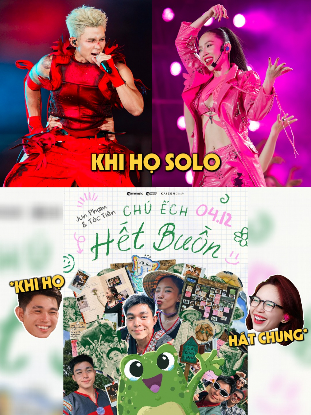 Jun Phạm và Tóc Tiên là 2 nghệ sĩ nổi bật