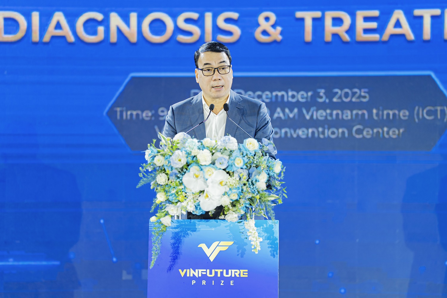 TS. Nguyễn Ngô Quang - Cục trưởng Cục Khoa học Công nghệ và Đào tạo, Bộ Y tế - chia sẻ tại tọa đàm - Ảnh: Quỹ VinFuture