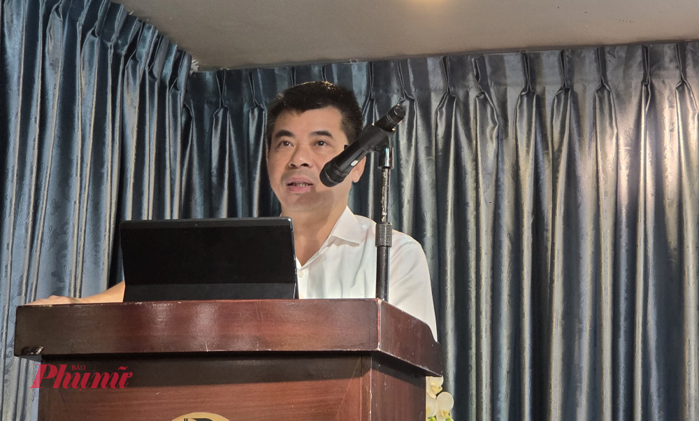 Vụ trưởng Vụ Pháp chế Phạm Cao Thái thông tin những quy định pháp luật mới - Ảnh: Ngọc Tuyết