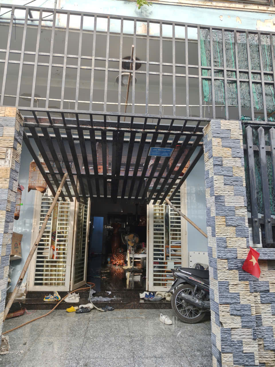 Căn nhà nơi xảy ra vụ cháy. Ảnh: A.X.