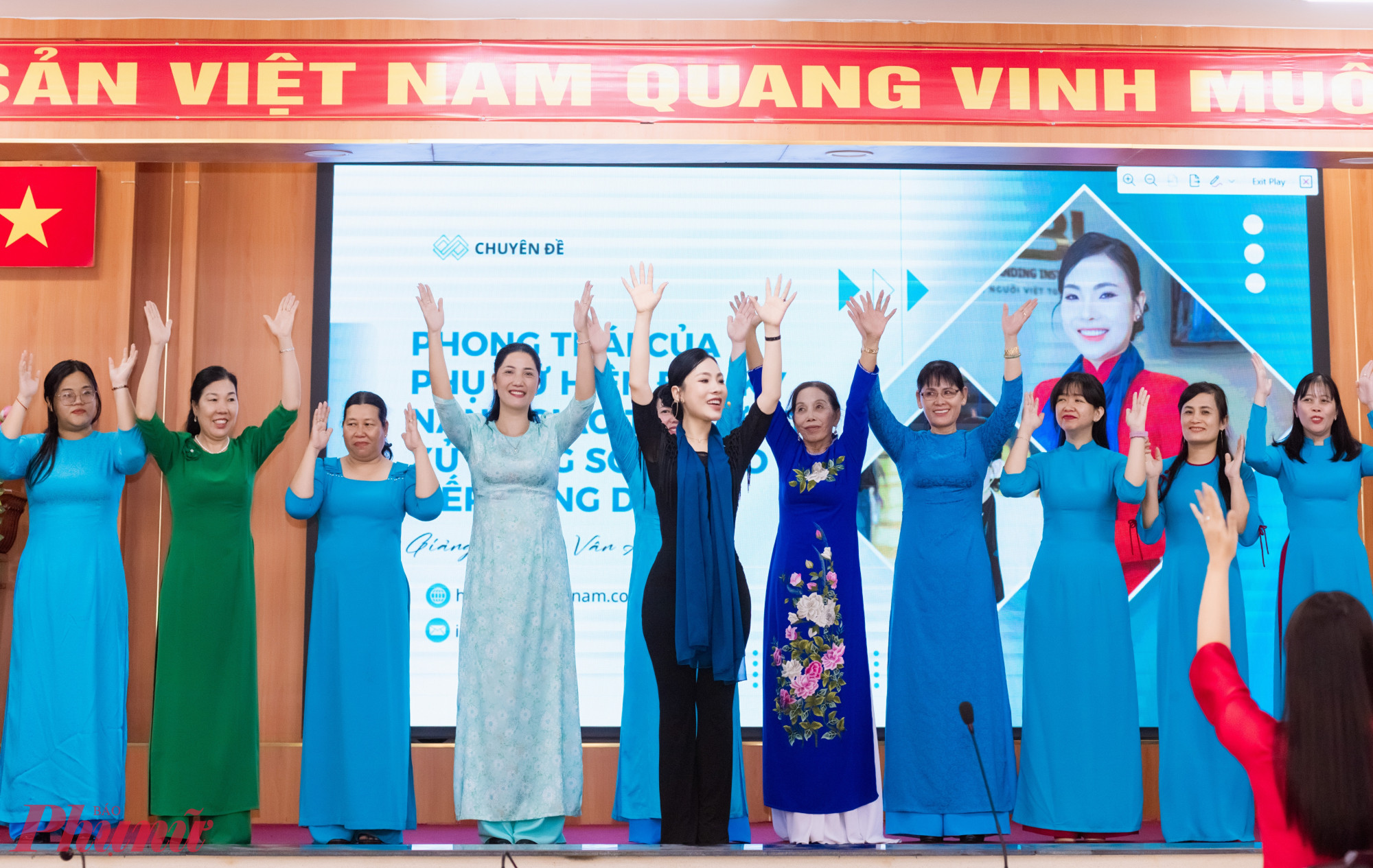 Buổi học tại phường Thủ Dầu Một - Ảnh: Hội LHPN TPHCM