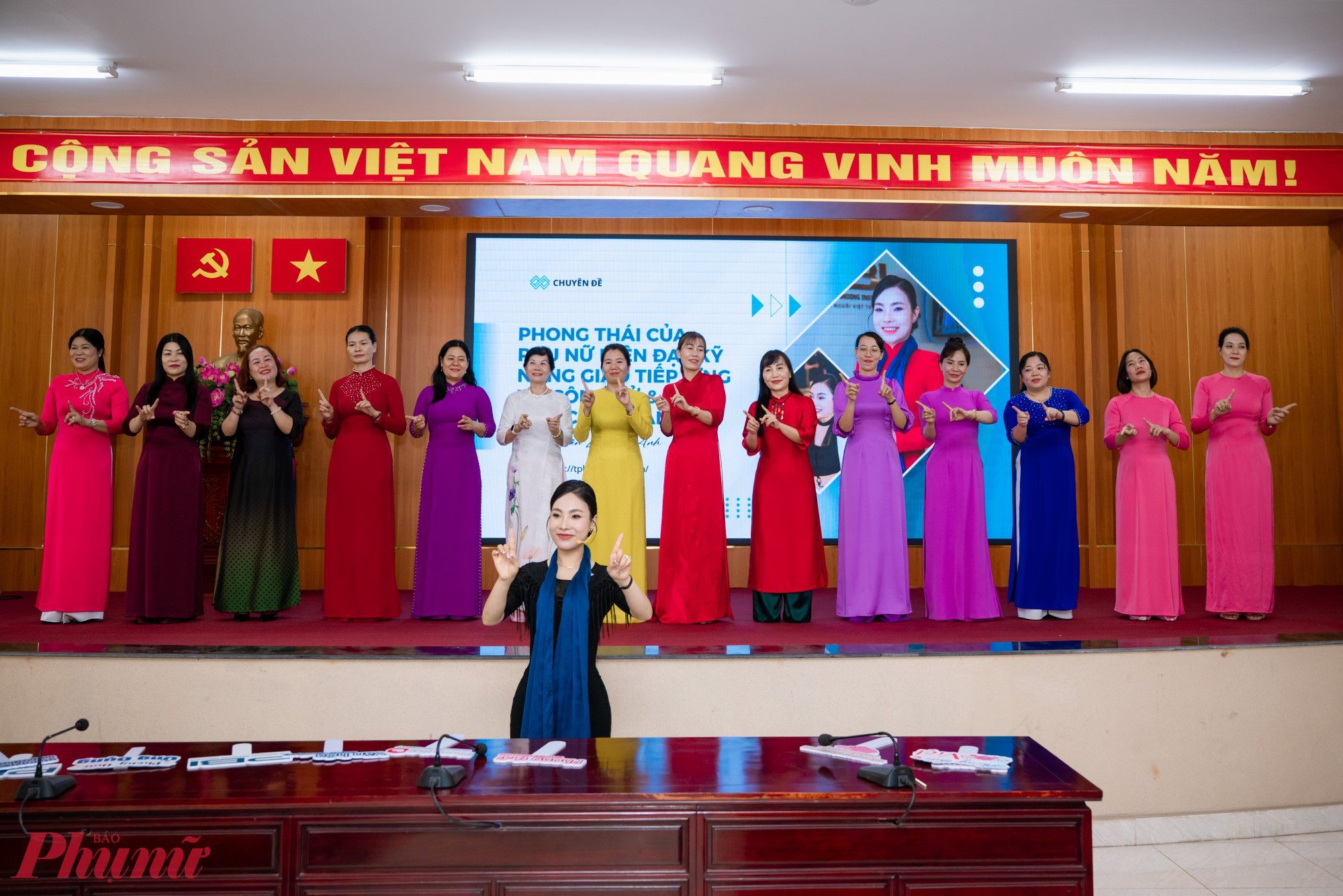  Mỗi kỹ năng đều giúp cán bộ Hội tự tin, phát triển bản thân - Ảnh: Hội LHPN TPHCM