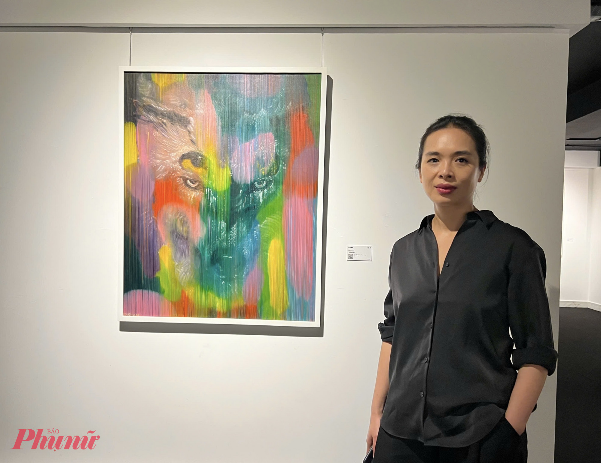 Hoạ sĩ Dương Thuỳ Dương và tác phẩm trong triển lãm