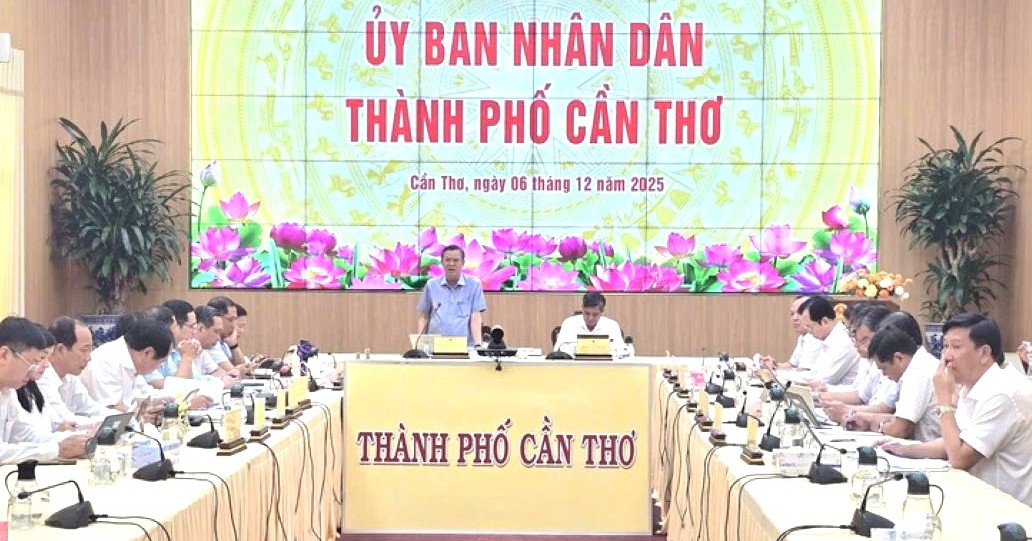 Ông Trương Cảnh Tuyên -  Chủ tịch UBND TP Cần Thơ phát biểu