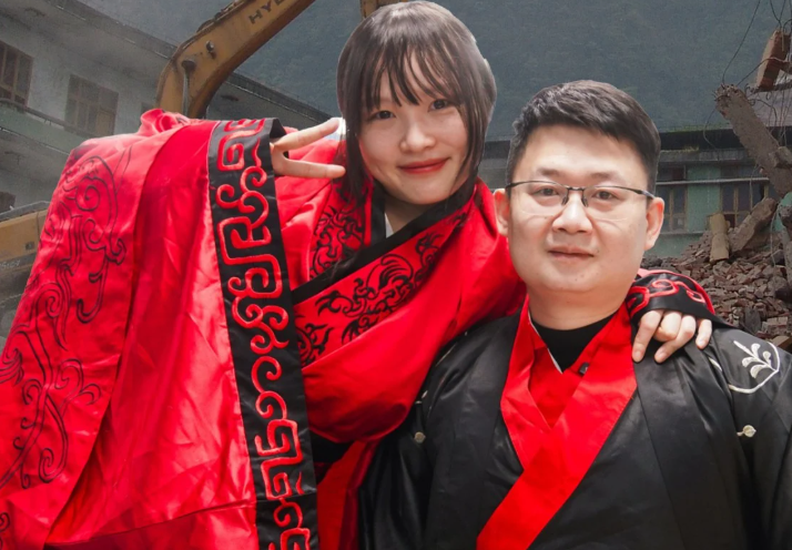 Đám cưới của Liu và Liang nhận rất nhiều lời chúc phúc