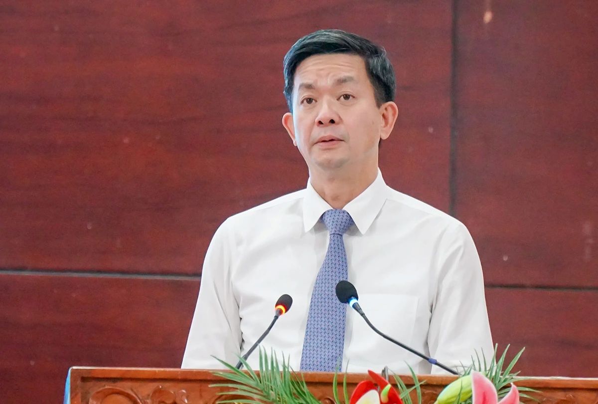 Ông Lê Quang Tùng - Bí thư Thành ủy Cần Thơ - phát biểu chỉ đạo