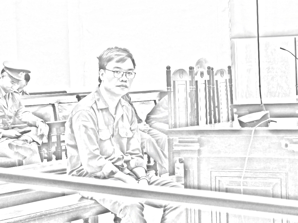 Bị cáo Kiên tại phiên tòa phúc thẩm - Ảnh: N.A