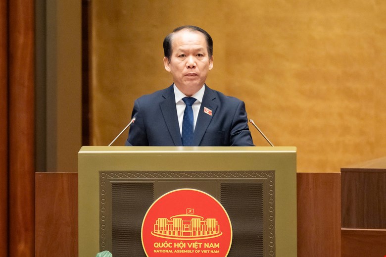 Chủ nhiệm Ủy ban Pháp luật và Tư pháp Hoàng Thanh Tùng - ảnh: QH