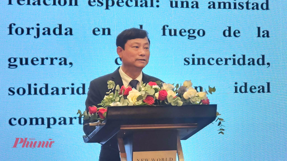 Phó Bí thư Thành ủy, Chủ tịch HĐND TPHCM Võ Văn Minh phát biểu tại sự kiện