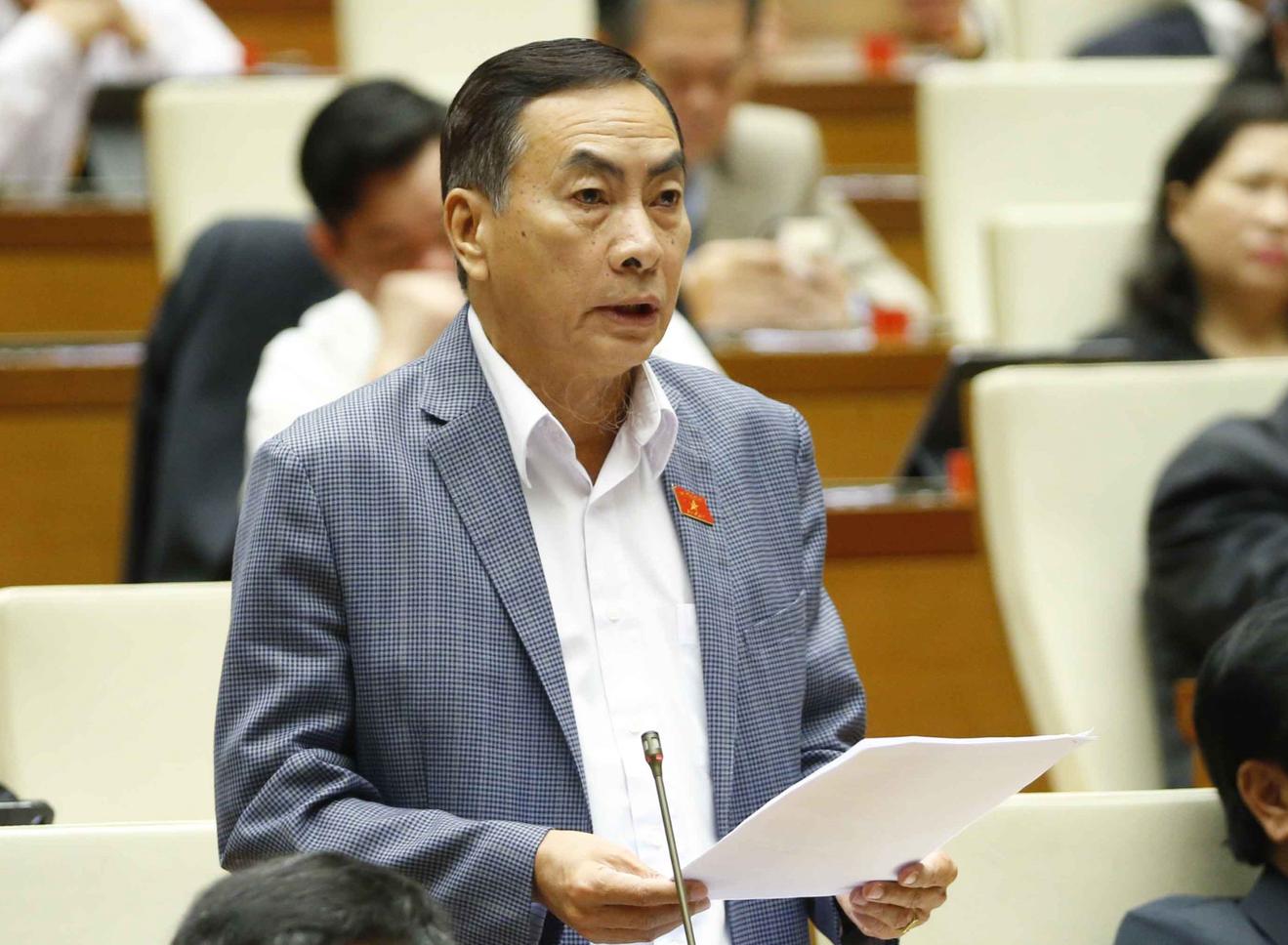 Đại biểu Quốc hội Phạm Văn Hòa ủng hộ cao việc sửa đổi Nghị quyết 98 - ảnh: QH