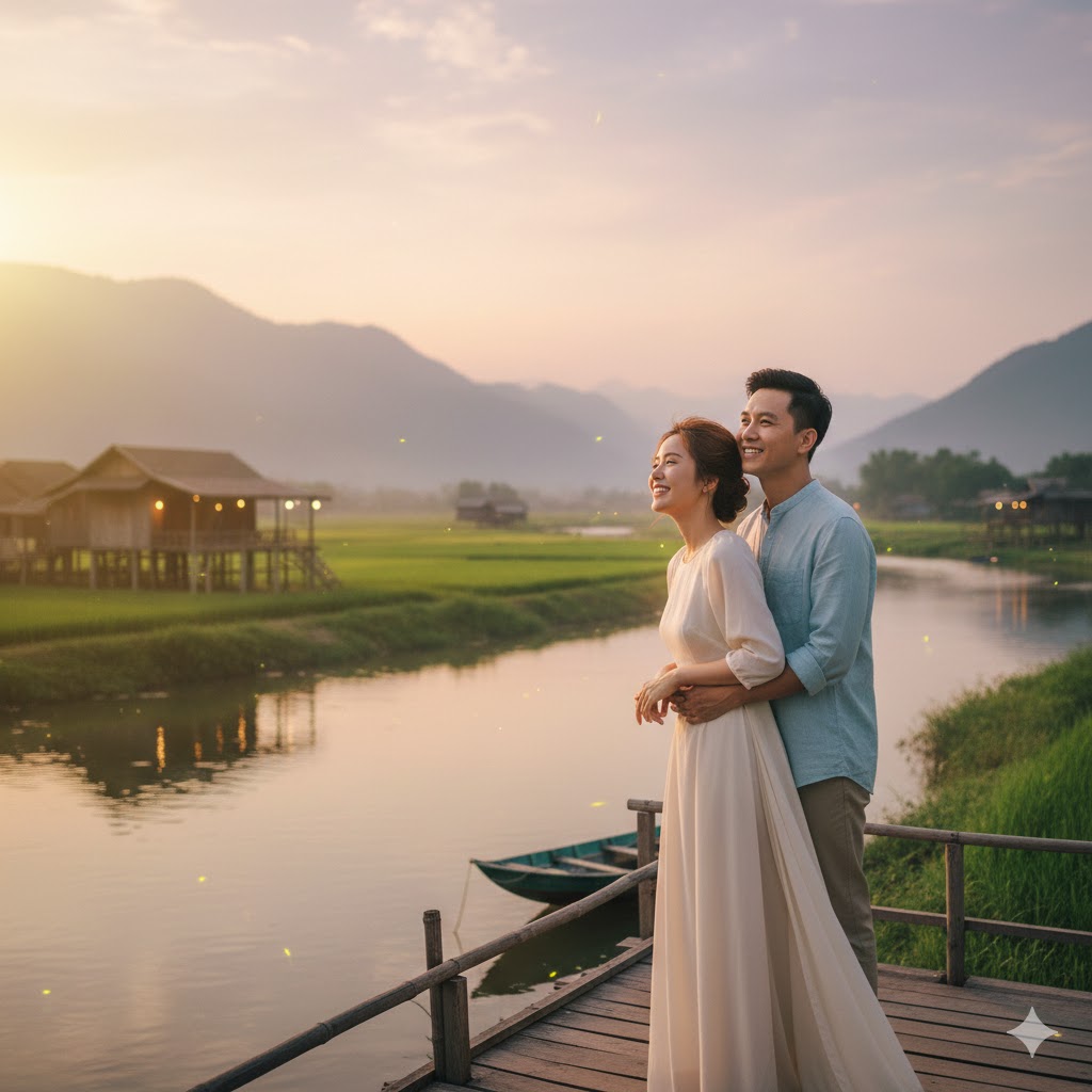 Tách riêng con cái, săn sóc khu vườn vợ chồng cho xanh tươi, lãng mạn là giải pháp làm mới hôn nhân, cho cuộc sống chung không rơi vào tẻ nhạt - Ảnh được tạo bởi AI