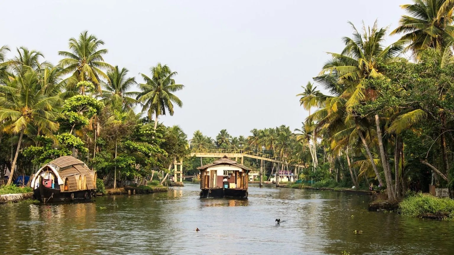 Alleppey, Ấn Độ. Đây là một thành phố thuộc bang Kerala ở miền Nam Ấn Độ. Bạn có thể dành vài ngày tận hưởng cảm giác trôi từ sông này sang sông khác,  chèo thuyền ghé các chợ mua hải sản tươi sống. Bạn có thể tham gia các cuộc đua thuyền rắn, tắm nắng trên những bãi biển hoang sơ, và leo lên ngọn hải đăng. Bạn nên đi từ tháng 10 đến tháng 3 và nên đến: bãi biển Alappuzha, bãi biển Marari, ngọn hải đăng Alappuzha, các trung tâm chăm sóc sức khỏe Ayurvedic, nhà thờ St. Mary Forane và cung điện Krishnapuram.