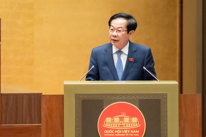 Bộ trưởng Bộ Nội vụ Đỗ Thanh Bình - ảnh: QH