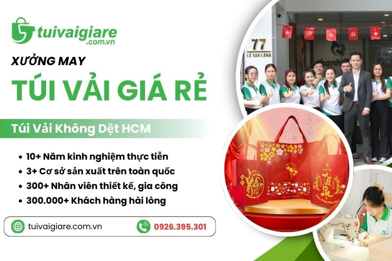 Túi Vải Giá Rẻ - Xưởng may túi vải không dệt chất lượng hàng đầu tại TPHCM