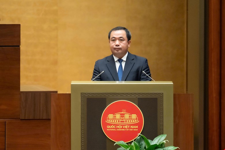 Bộ trưởng Bộ Nông nghiệp và Môi trường Trần Đức Thắng - ảnh: QH