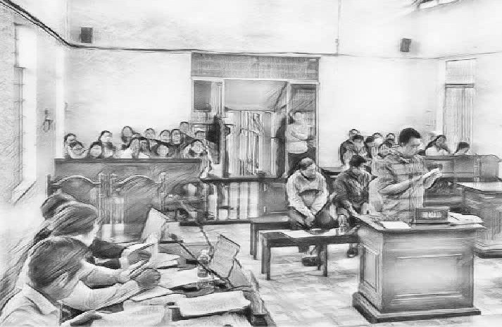 Toàn cảnh phiên tòa - Ảnh: T.T.