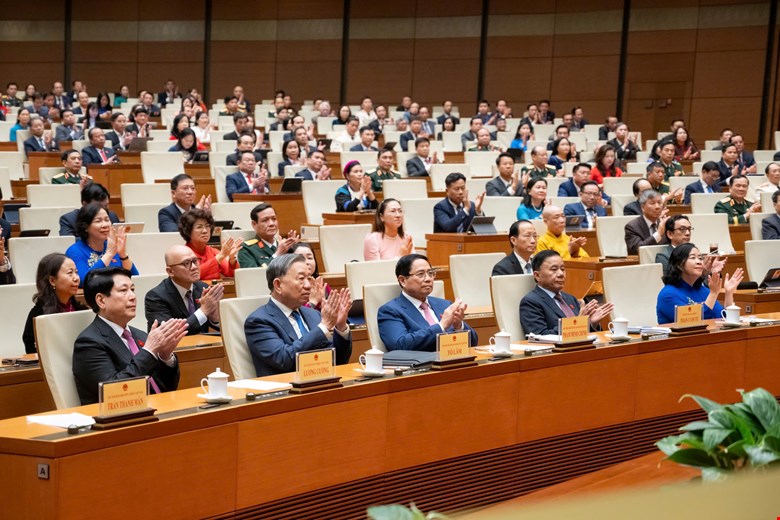 Lãnh đạo Đảng, Nhà nước tham dự phiên bế mạc Kỳ họp thứ 10, Quốc hội khóa XV